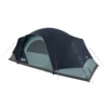Coleman Skydome™ 12-Person Camping Tent XL, Blue Nights -Outdoor camping equipment-Coleman 12P20Skydome20XL Blue20Nights 1 Front Angle Fly20On