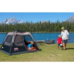 Coleman 4-Person Cabin Camping Tent With Instant Setup 14 Coleman 4-Person Cabin Camping Tent With Instant Setup -Outdoor camping equipment-Coleman 2000007830 LS