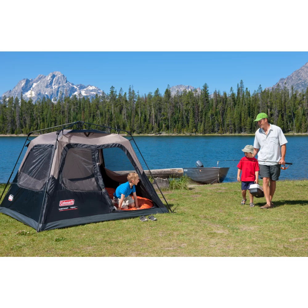 Coleman 4-Person Cabin Camping Tent With Instant Setup 8 Coleman 4-Person Cabin Camping Tent With Instant Setup - Image 6