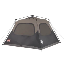 Coleman 4-Person Cabin Camping Tent With Instant Setup 15 Coleman 4-Person Cabin Camping Tent With Instant Setup -Outdoor camping equipment-Coleman 2000018017 rear new r 1