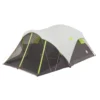 Coleman 6-Person Steel Creek™ Fast Pitch™ Dome Camping Tent With Screen Room, Green -Outdoor camping equipment-Coleman 2000018059