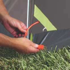 Coleman 6-Person Steel Creek™ Fast Pitch™ Dome Camping Tent With Screen Room, Green -Outdoor camping equipment-Coleman 2000018059 eport