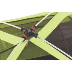 Coleman 6-Person Steel Creek™ Fast Pitch™ Dome Camping Tent With Screen Room, Green -Outdoor camping equipment-Coleman 2000018059 poles