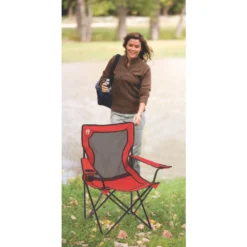 Coleman Broadband™ Mesh Quad Chair -Outdoor camping equipment-Coleman 2000020258 lifestyle gp09