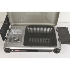 Coleman Deluxe Tabletop Propane 2-in-1 Grill/Stove, 2-Burner -Outdoor camping equipment-Coleman 2000020925 r 06