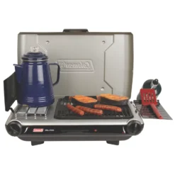 Coleman Deluxe Tabletop Propane 2-in-1 Grill/Stove, 2-Burner -Outdoor camping equipment-Coleman 2000020925 r 12
