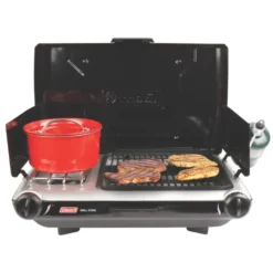 Coleman Tabletop Propane Gas Camping Grill/Stove, 2-Burner -Outdoor camping equipment-Coleman 2000020929 r 09 ah
