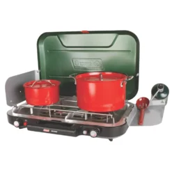 Coleman Even-Temp™ Propane Gas Camping Stove, 3-Burner -Outdoor camping equipment-Coleman 2000020934 04