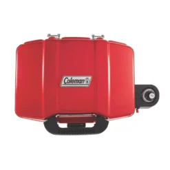 Coleman Road Trip Sportster® Propane Gas Grill -Outdoor camping equipment-Coleman 2000020947 coleman sportster grill logo red without food detail 1