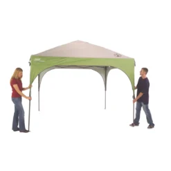 Coleman 10 X 10 Canopy Sun Shelter With Instant Setup -Outdoor camping equipment-Coleman 2000023970 setup 3