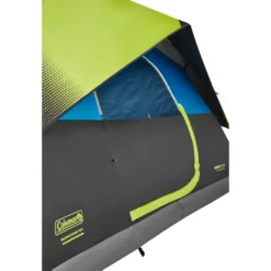 Coleman 6-Person Dark Room Sundome Tent 10 Coleman 6-Person Dark Room Sundome Tent -Outdoor camping equipment-Coleman 2000032254 coleman dark room tent 6p awning green turquoise detail 15B15D