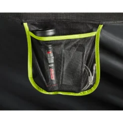 Coleman 6-Person Dark Room Sundome Tent 11 Coleman 6-Person Dark Room Sundome Tent -Outdoor camping equipment-Coleman 2000032254 coleman dark room tent 6p interior pocket with props green turquoise detail 15B15D