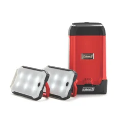 Coleman 2-panel 400 Lumen Lantern 13 Coleman 2-panel 400 Lumen Lantern -Outdoor camping equipment-Coleman 2000032683 coleman multi panel expansion 2 panel lantern duo red straight on 6