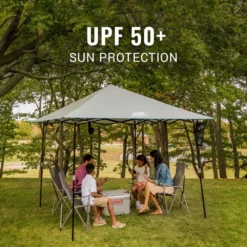 Coleman OneSource™ 10 X 10 Canopy Shelter With LED Lighting & Rechargeable Battery -Outdoor camping equipment-Coleman 2000035460 OneSource ATF 5 1
