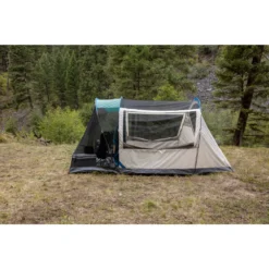 Coleman 6-Person Cabin Tent With Enclosed Weatherproof Screened Porch, Evergreen -Outdoor camping equipment-Coleman 2000035608 Tent6PScrndCabinEvergreen camping 5212 HDR
