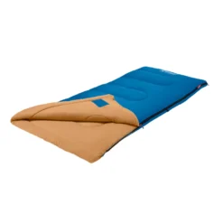 Coleman Brazos™ 20°F Sleeping Bag, Blue -Outdoor camping equipment-Coleman 2000035893 Coleman 2020 US Angled RET Open20sleeping20bag
