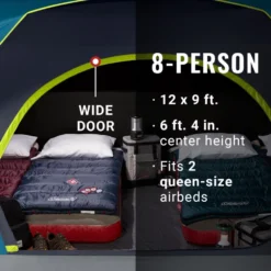 Coleman 8-Person Dark Room™ Skydome™ Camping Tent 16 Coleman 8-Person Dark Room™ Skydome™ Camping Tent -Outdoor camping equipment-Coleman 2000035973 GSM ATF 6