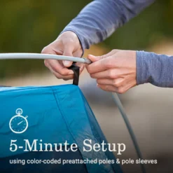 Coleman Skydome™ 6-Person Screen Room Camping Tent With Dark Room™ Technology -Outdoor camping equipment-Coleman 2155647 ATF3