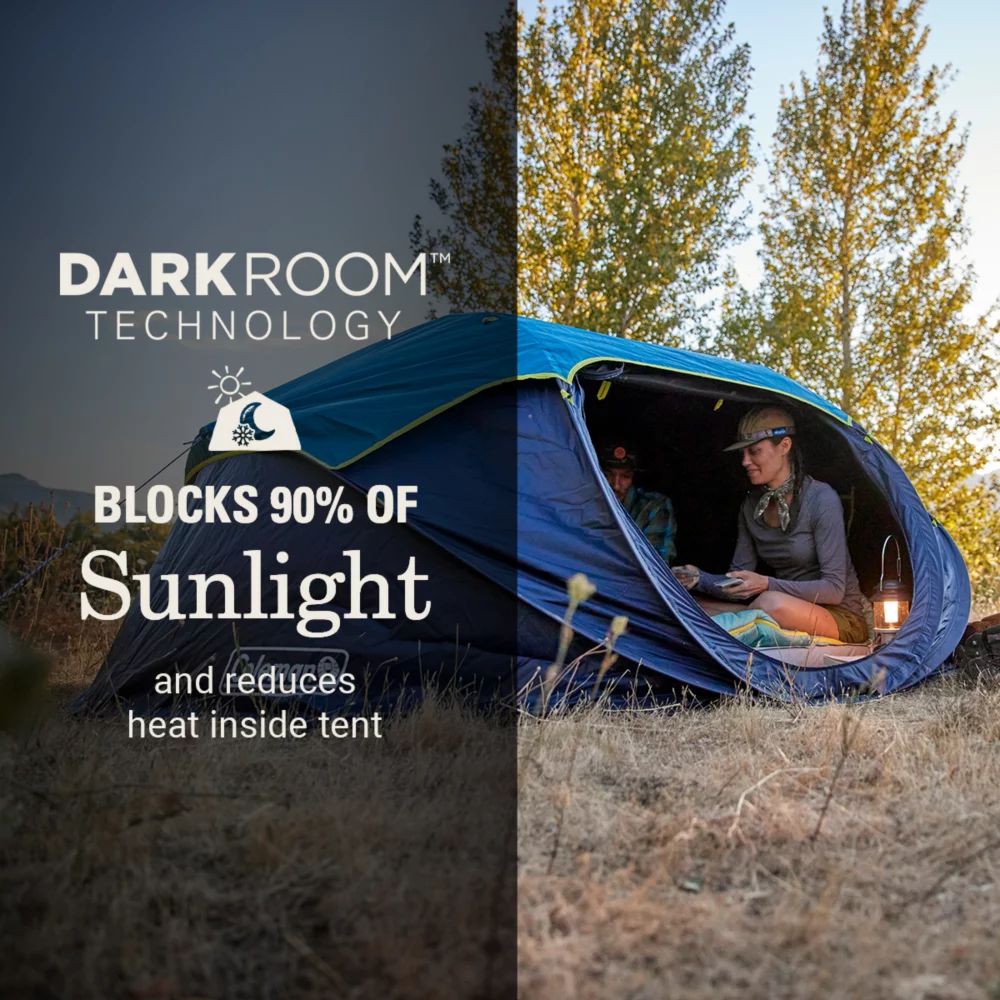 Coleman 4-Person Camp Burst™ Pop-Up Tent With Dark Room™ Technology 5 Coleman 4-Person Camp Burst™ Pop-Up Tent With Dark Room™ Technology - Image 3