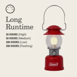 Coleman Classic 500 Lumens LED Lantern, Red 11 Coleman Classic 500 Lumens LED Lantern, Red -Outdoor camping equipment-Coleman 2155764 ATF3