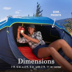 Coleman 2-Person Camp Burst™ Pop-Up Tent With Dark Room™ Technology 13 Coleman 2-Person Camp Burst™ Pop-Up Tent With Dark Room™ Technology -Outdoor camping equipment-Coleman 2155786 ATF5 1