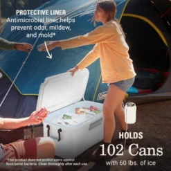 Coleman Atlas Series 120-Quart Marine Cooler -Outdoor camping equipment-Coleman 2156051 ATF5 1