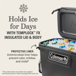 Coleman Convoy™ Series 65-Quart Cooler With Wheels -Outdoor camping equipment-Coleman 2156115 ATF3