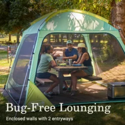 Coleman Skyshade™ 10 X 10 Screen Dome Canopy -Outdoor camping equipment-Coleman 2156413 ShelterSkyshadeScreendome10x10 Moss ATF2