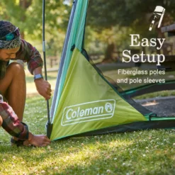 Coleman Skyshade™ 10 X 10 Screen Dome Canopy -Outdoor camping equipment-Coleman 2156413 ShelterSkyshadeScreendome10x10 Moss ATF4