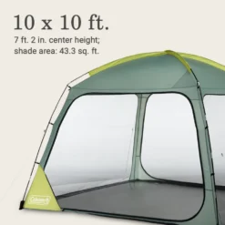 Coleman Skyshade™ 10 X 10 Screen Dome Canopy -Outdoor camping equipment-Coleman 2156413 ShelterSkyshadeScreendome10x10 Moss ATF6