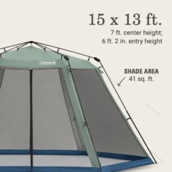 Coleman Skylodge™ 15 X 13 Instant Screen Canopy Tent -Outdoor camping equipment-Coleman 2156417 ShelterSkylodgeScreenhouse 15x13 ATF6