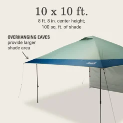 Coleman OASIS™ 10 X 10 Canopy With Sun Wall 14 Coleman OASIS™ 10 X 10 Canopy With Sun Wall -Outdoor camping equipment-Coleman 2156418 OasisLite10x10CanopySunWallMoss ATF6