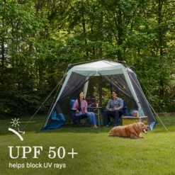 Coleman Skylodge™ 10 X 10 Instant Screen Canopy Tent -Outdoor camping equipment-Coleman 2156423 ShelterSkylodgeScreenhouse 10x10 ATF4