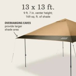 Coleman OASIS™ 13 X 13 Canopy 14 Coleman OASIS™ 13 X 13 Canopy -Outdoor camping equipment-Coleman 2157498 Oasis13x13CanopyLightOak ATF6