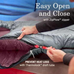 Coleman Tidelands™ 50° Big & Tall Mummy Sleeping Bag -Outdoor camping equipment-Coleman 2158021 ATF4