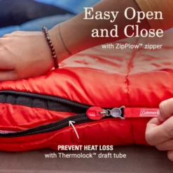 Coleman Tidelands™ 40° Mummy Sleeping Bag -Outdoor camping equipment-Coleman 2158201 ATF4