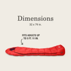 Coleman Tidelands™ 40° Mummy Sleeping Bag -Outdoor camping equipment-Coleman 2158201 ATF5