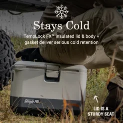 Coleman® Pro 17-Quart Hard Cooler -Outdoor camping equipment-Coleman ColemanPro 17QT HardCooler ATF3