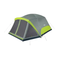 Coleman Skydome™ 8-Person Camping Tent With Screen Room, Rock Grey