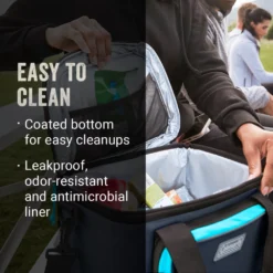 Coleman XPAND™ 16-Can Soft Cooler 12 Coleman XPAND™ 16-Can Soft Cooler -Outdoor camping equipment-Coleman Coleman 2000037611 XPAND SoftCooler 16Can BlueNights ATF4