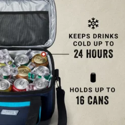 Coleman XPAND™ 16-Can Soft Cooler 13 Coleman XPAND™ 16-Can Soft Cooler -Outdoor camping equipment-Coleman Coleman 2000037611 XPAND SoftCooler 16Can BlueNights ATF5