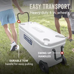 Coleman 316 Series™ 100-Quart Marine Wheeled Cooler -Outdoor camping equipment-Coleman Coleman 316 Series 100QT Marine ATF3