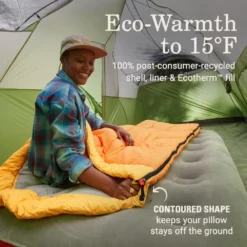 Coleman Arch Bay™ 15°F Big & Tall Sleeping Bag 10 Coleman Arch Bay™ 15°F Big & Tall Sleeping Bag -Outdoor camping equipment-Coleman Coleman ArchBay SleepingBags 15F Daffodil BT ATF3