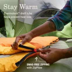 Coleman Arch Bay™ 15°F Big & Tall Sleeping Bag 11 Coleman Arch Bay™ 15°F Big & Tall Sleeping Bag -Outdoor camping equipment-Coleman Coleman ArchBay SleepingBags 15F Daffodil BT ATF4