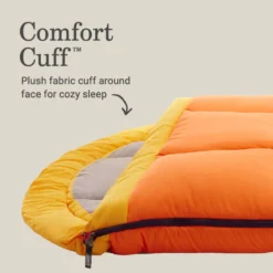 Coleman Arch Bay™ 15°F Big & Tall Sleeping Bag 12 Coleman Arch Bay™ 15°F Big & Tall Sleeping Bag -Outdoor camping equipment-Coleman Coleman ArchBay SleepingBags 15F Daffodil BT ATF5