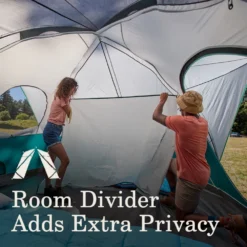 Coleman Blue Springs II™ 8-Person Camping Tent -Outdoor camping equipment-Coleman Coleman BlueSpringsTents 8P StormGray ATF3