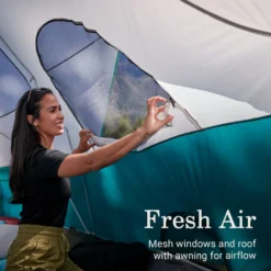 Coleman Blue Springs II™ 8-Person Camping Tent -Outdoor camping equipment-Coleman Coleman BlueSpringsTents 8P StormGray ATF6