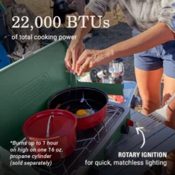 Coleman Cascade™ 222 2-Burner Camping Stove -Outdoor camping equipment-Coleman Coleman Cascade 222 2BurnerCampingStove ATF6