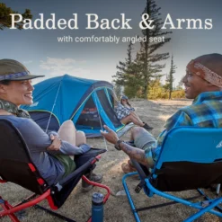 Coleman Cross Rocker Outdoor Rocking Chair -Outdoor camping equipment-Coleman Coleman CrossRockerChair DeepOcean ATF3