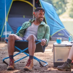 Coleman Cross Rocker Outdoor Rocking Chair -Outdoor camping equipment-Coleman Coleman CrossRockerChair DeepOcean ATF7